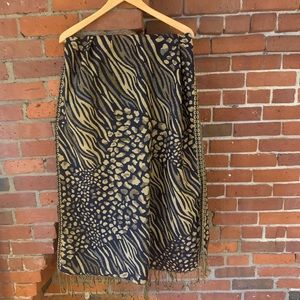 Forever 21 Animal Print Scarf